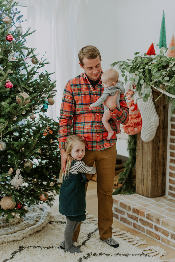 Festive family home and Christmas photos