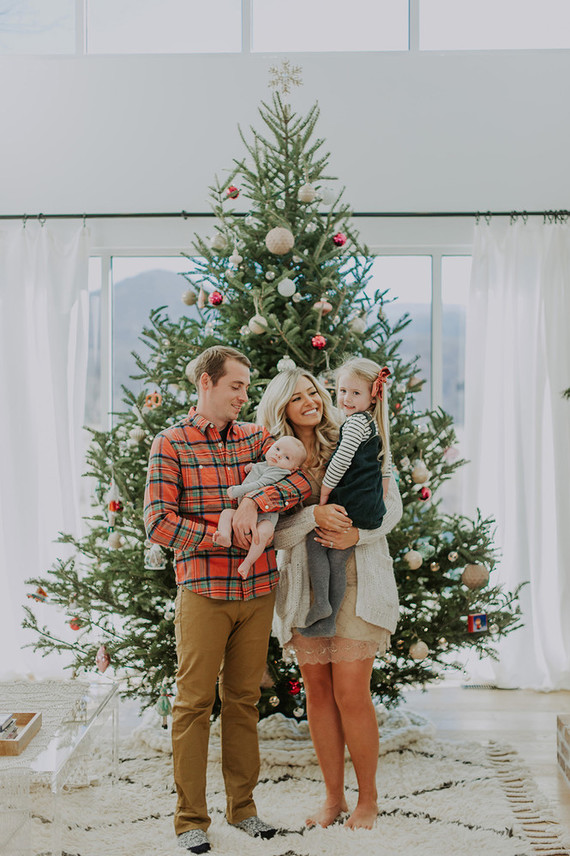 Festive family home and Christmas photos