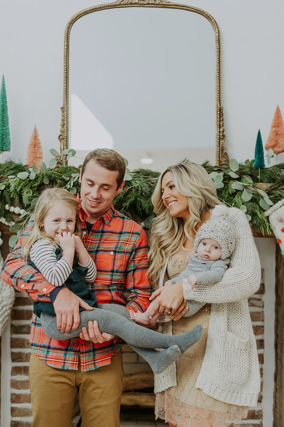 Festive family home and Christmas photos