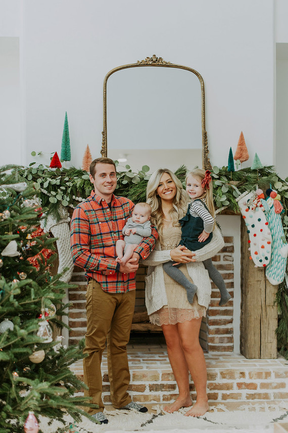 Festive family home and Christmas photos