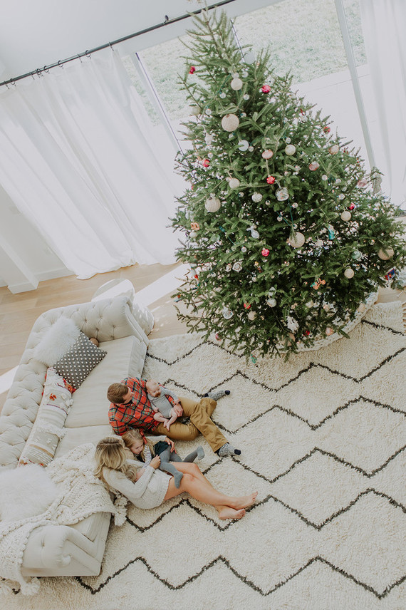 Festive family home and Christmas photos