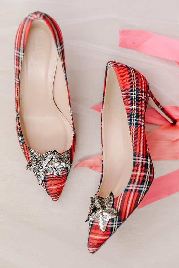 Christmas wedding shoes Inspiration