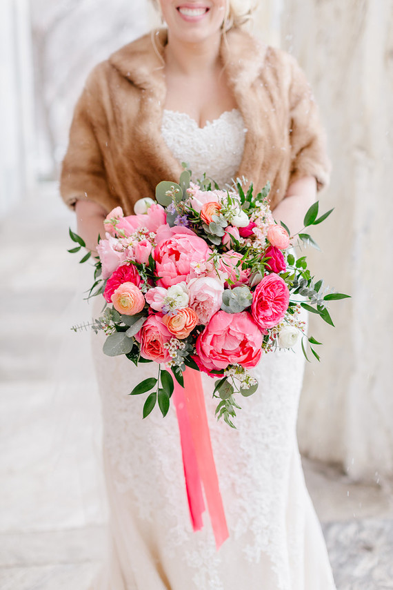Snowy Christmas wedding at Terrain at Stylers