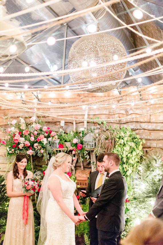 Snowy Christmas wedding at Terrain at Stylers