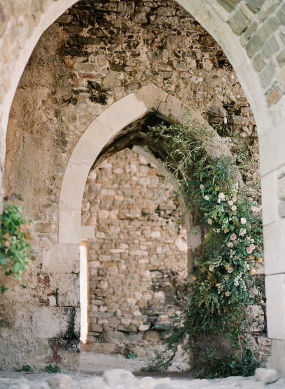 Ancient greek castle elopement at Methoni Castle Inspiration