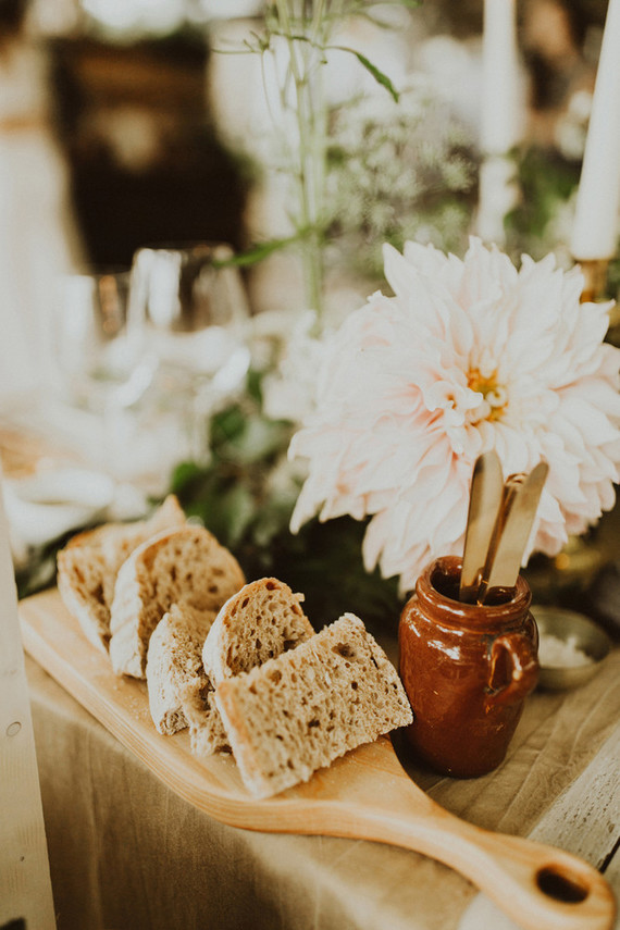 Charming greenhouse wedding reception in on the Isle of Mull in Scotland