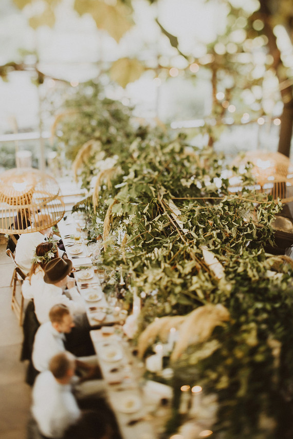 Charming greenhouse wedding reception in on the Isle of Mull in Scotland Inspiration