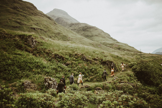 Charming indie Scottish Isle wedding