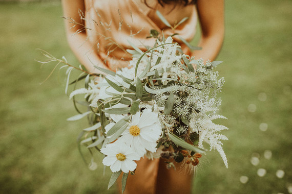 Charming indie Scottish Isle wedding
