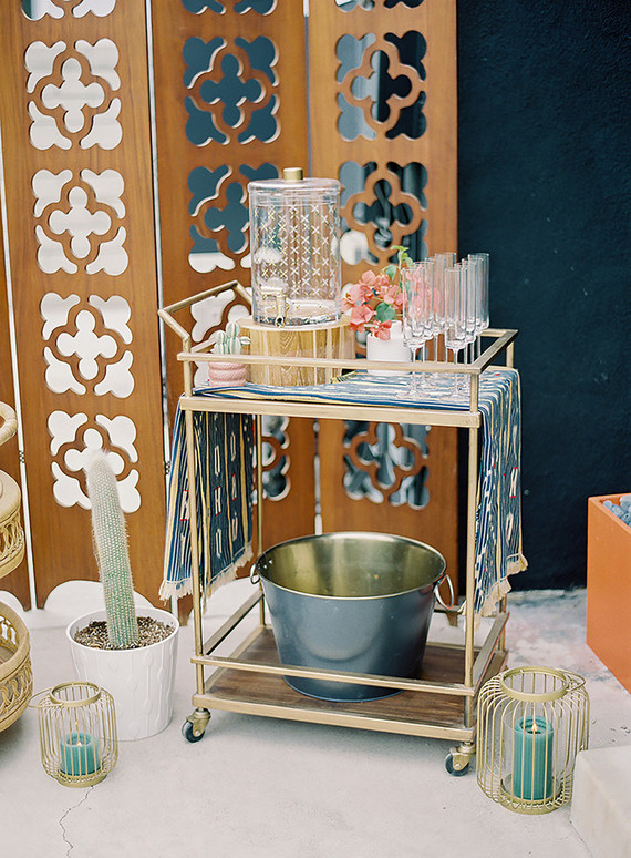 Boho llama baby shower