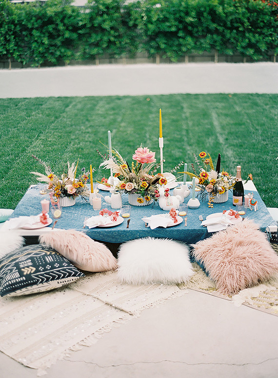 Boho llama baby shower