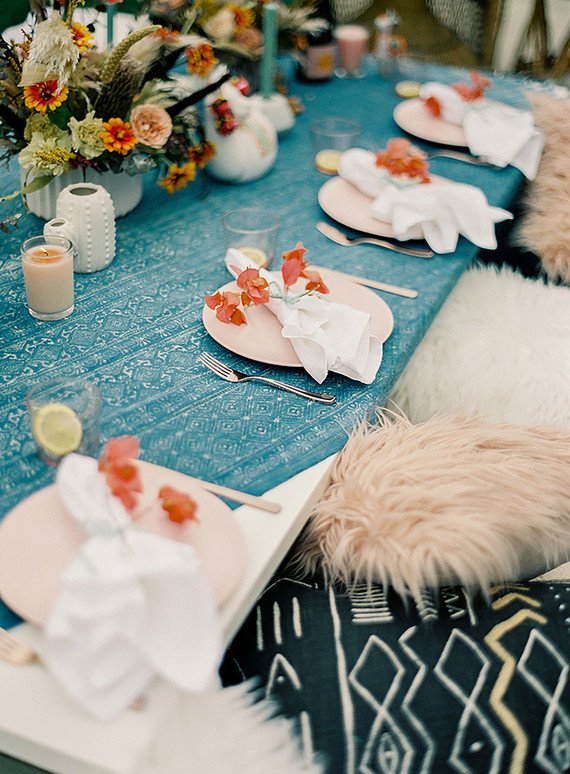 Boho llama baby shower