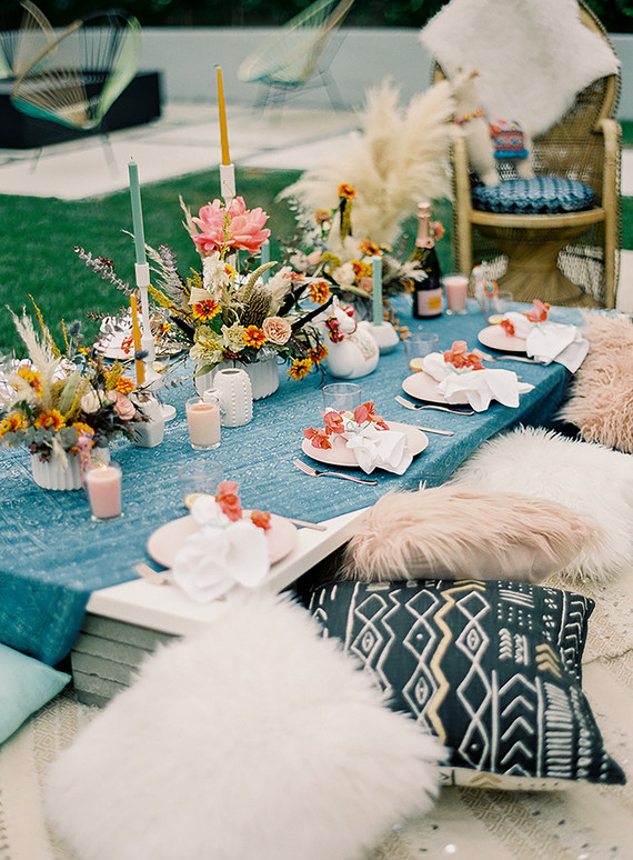 Boho llama baby shower