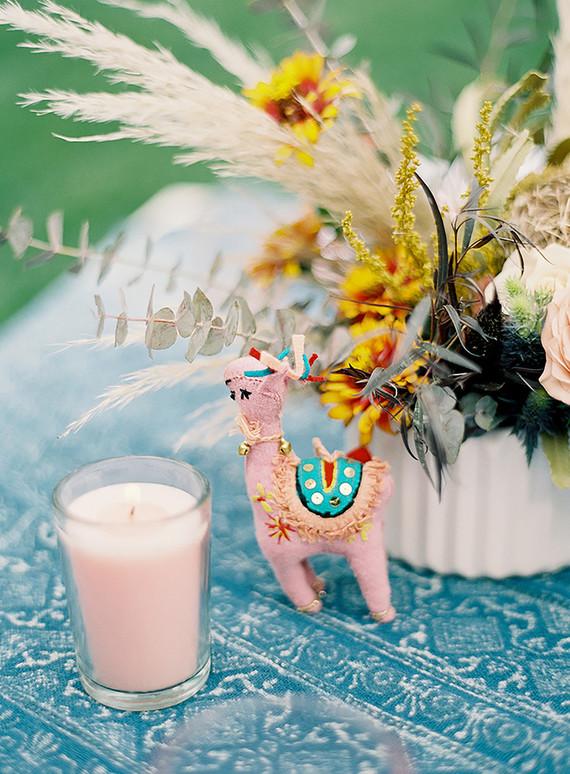 Boho llama baby shower