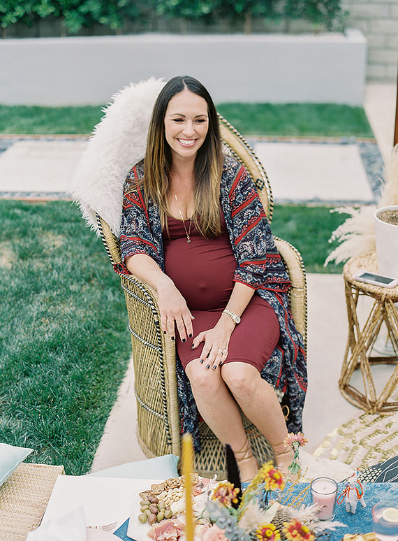 Boho llama baby shower