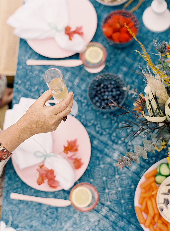 Boho llama baby shower