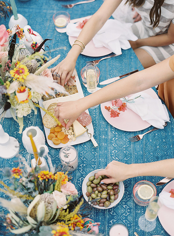 Boho llama baby shower