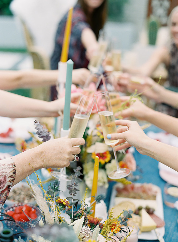 Boho llama baby shower