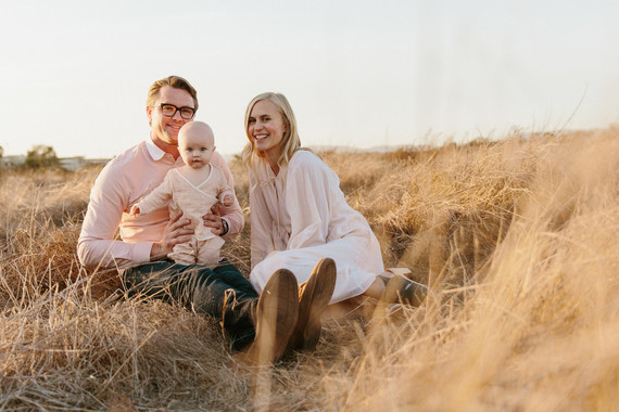 golden hour family photos in Playa Del Rey by Nicki Sebastian