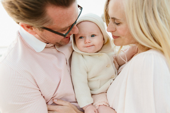 golden hour family photos in Playa Del Rey by Nicki Sebastian