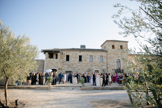 Elegant black and white wedding at Sunstone Winery