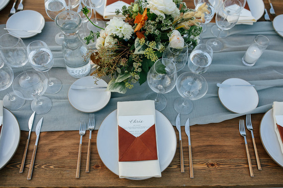 Elegant black and white wedding at Sunstone Winery