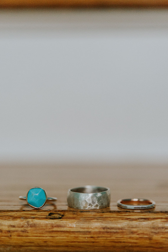 Turquoise engagement ring