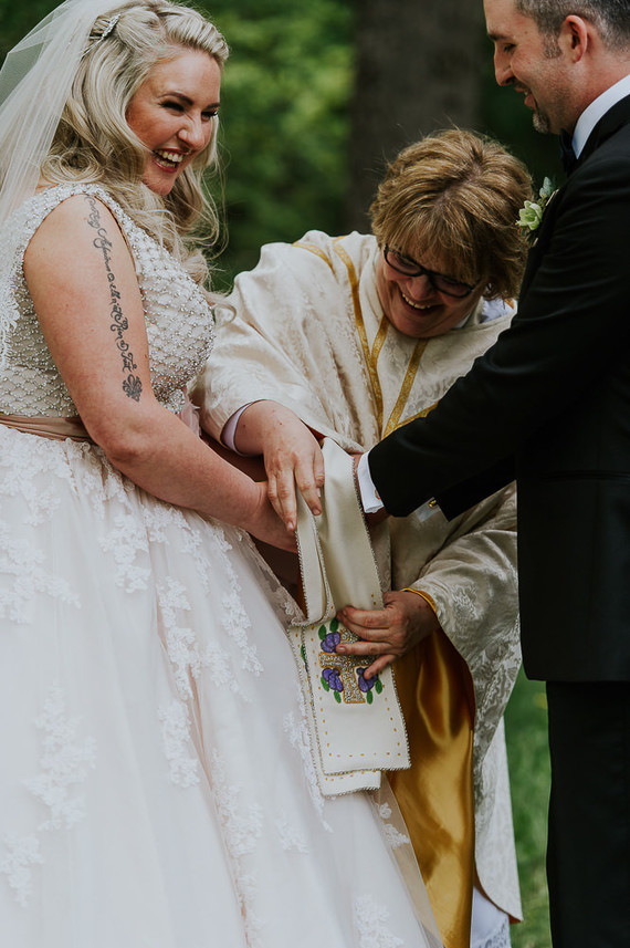 Moody foodie wedding in Edmonton