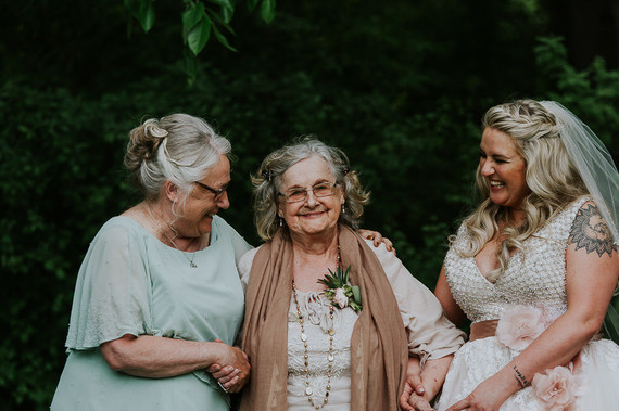 Moody foodie wedding in Edmonton