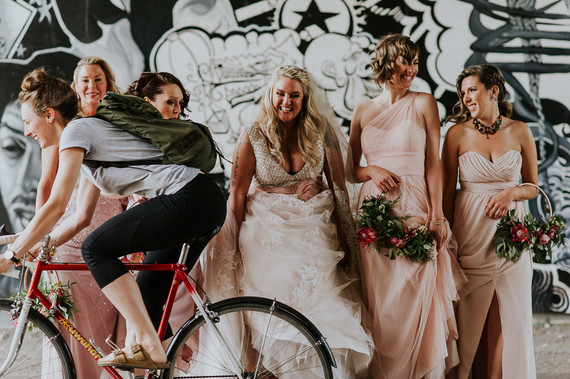 Moody foodie wedding in Edmonton