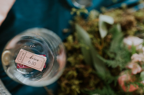 Moody foodie wedding in Edmonton