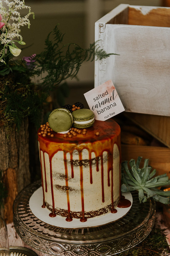 Moody foodie wedding in Edmonton