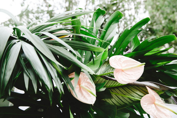 Modern jewel tone wedding at Vibiana in DTLA