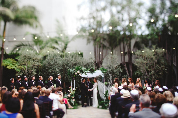 Modern jewel tone wedding at Vibiana in DTLA