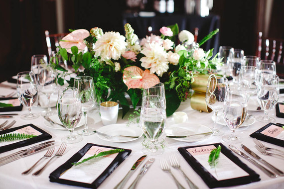 Modern jewel tone wedding at Vibiana in DTLA