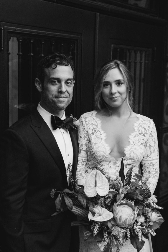 Modern jewel tone wedding at Vibiana in DTLA