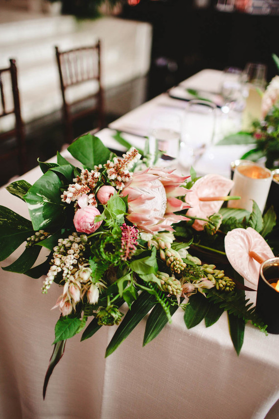 Modern jewel tone wedding at Vibiana in DTLA