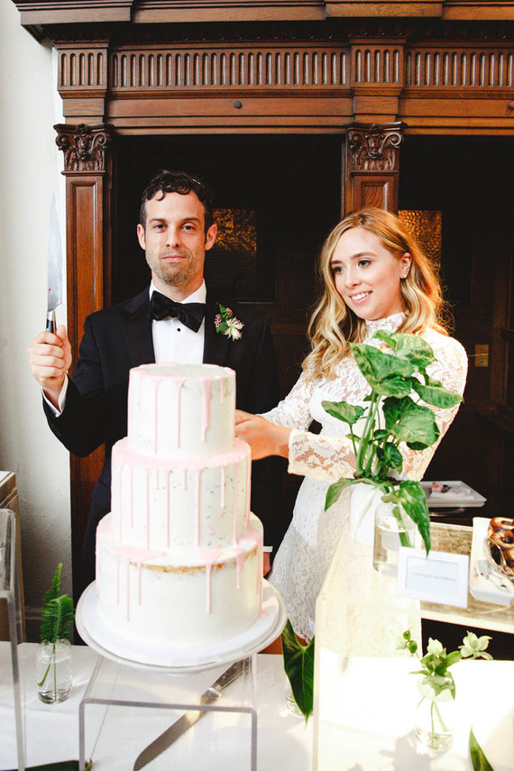 Modern jewel tone wedding at Vibiana in DTLA