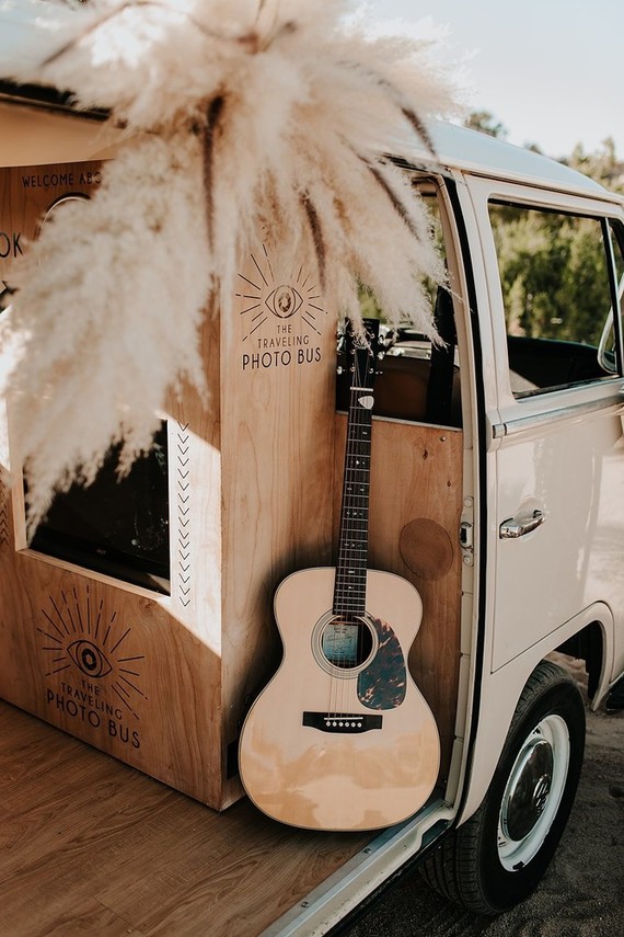 Bohemian road trip elopement ideas in Joshua Tree