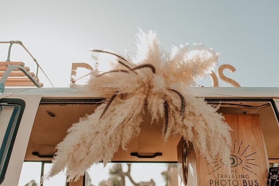 Pampas grass wedding decor Inspiration