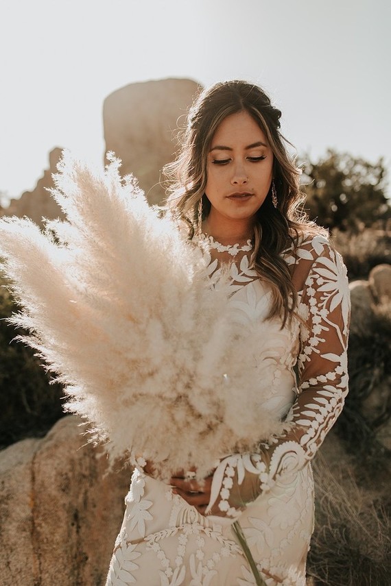 Bohemian road trip elopement ideas in Joshua Tree
