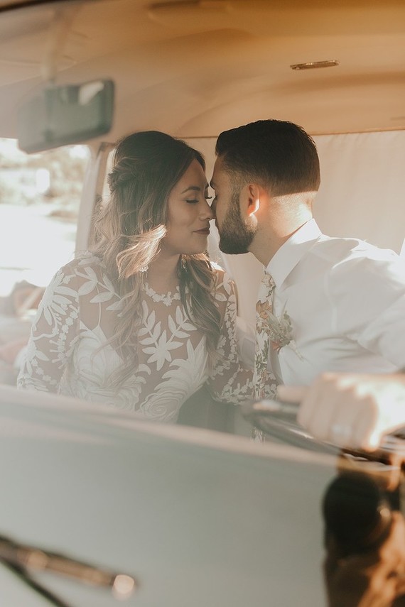 Bohemian road trip elopement ideas in Joshua Tree