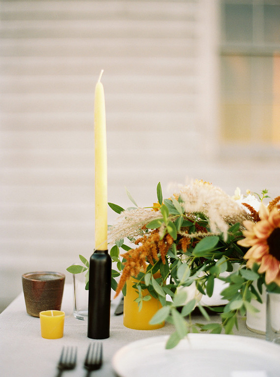 Golden hour late summer farmhouse wedding inspiration