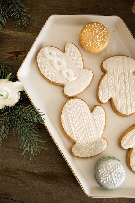 Feminine winter wonderland 1st birthday party Inspiration