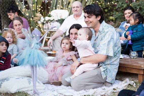 Feminine winter wonderland 1st birthday party