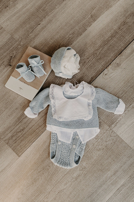 Winter backyard baby shower