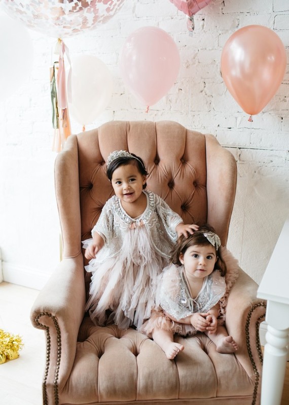 French flower market inspired 1st birthday party