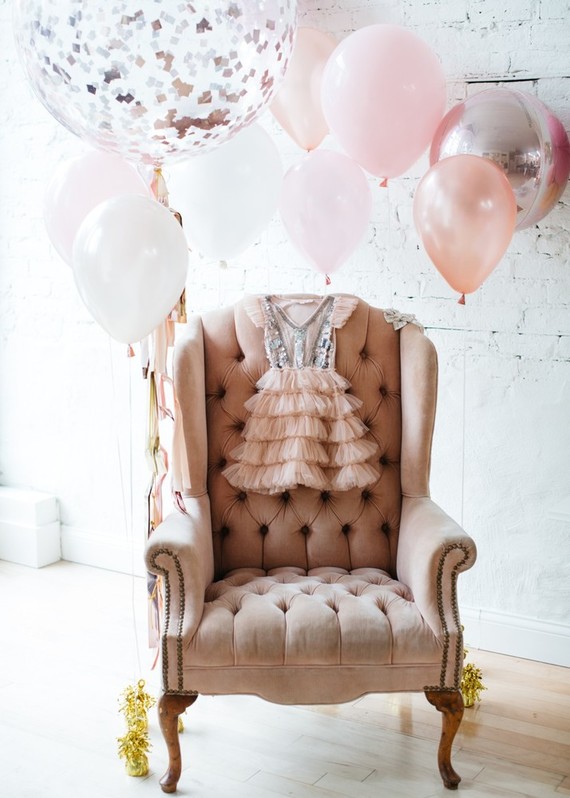 French flower market inspired 1st birthday party