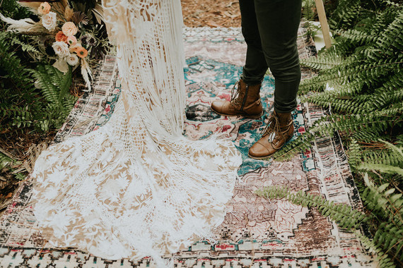 Southern bohemian elopement inspiration