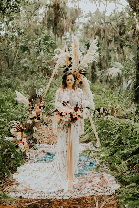 Southern bohemian elopement inspiration